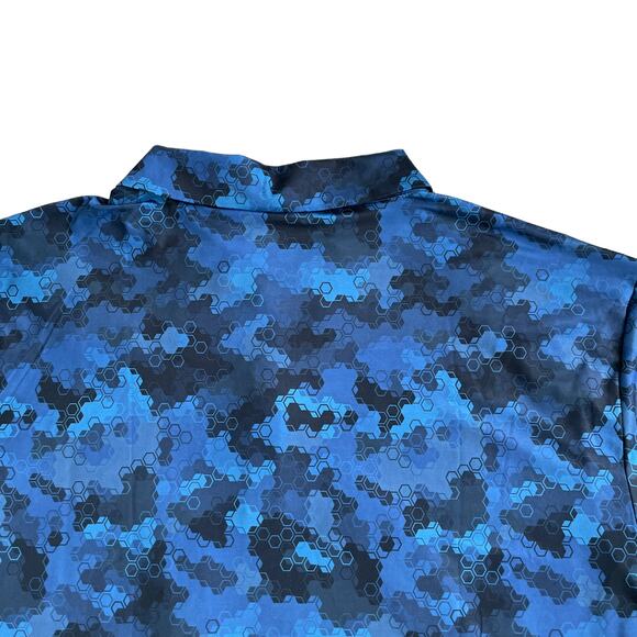 YATTA GOLF Men's Standout Performance Polo Shirts Golf Op Camo Size 4XL NEW - Picture 4 of 11